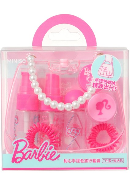 Barbie Lisanslı Çanta Şeklinde Seyahat Seti (7 Adet) modelleri