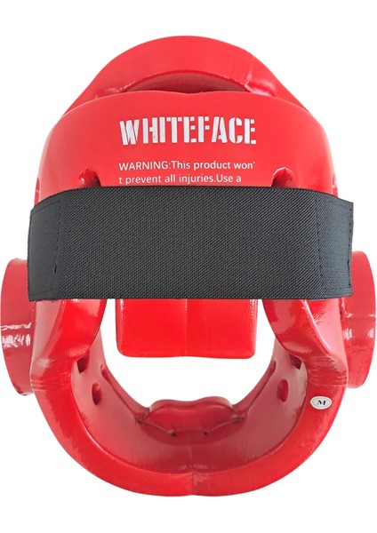 Whiteface Taekwondo Camlı Mantar Kask Kırmızı