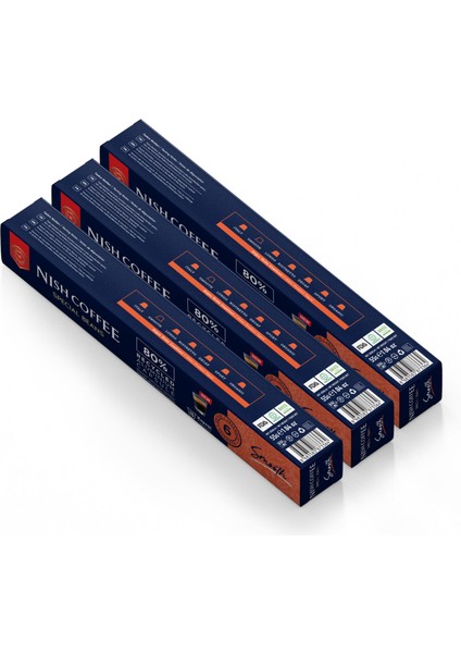 Kapsül Kahve 4 Smooth 3'lü Set (Nespresso Uyumlu)-30 Adet fiyatları