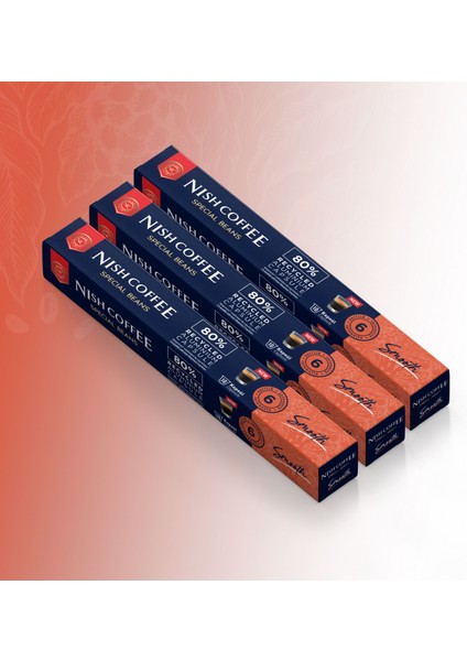 Kapsül Kahve 4 Smooth 3'lü Set (Nespresso Uyumlu)-30 Adet modelleri