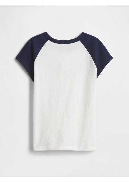 Kız Çocuk Beyaz Grafik Baskılı T-Shirt fiyatları