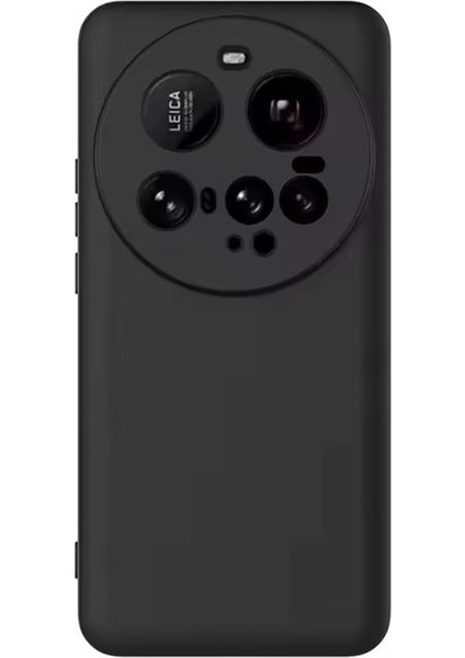 Xiaomi 15 Ultra Uyumlu Kılıf Mara Lansman Soft Silikon Içi Kadife Siyah