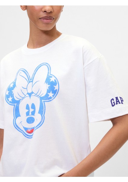 Kadın Beyaz Grafik Baskılı Oversize T-Shirt modelleri