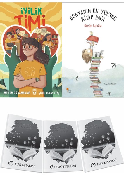 Iyilik Timi ve Dünyanın En Yüksek Kitap Dağı + Hediyeli