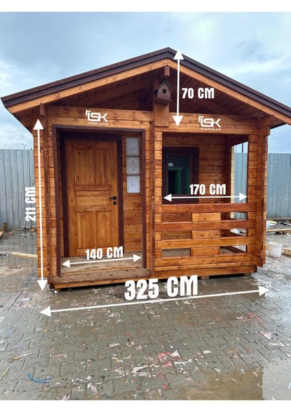 Taşınabilir Ahşap Ev – 17 M²