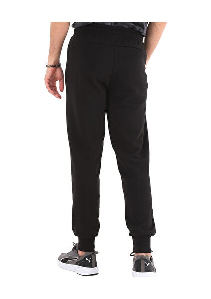 ESS Logo Pants 586716-51 ERKEK Siyah Eşofman Altı