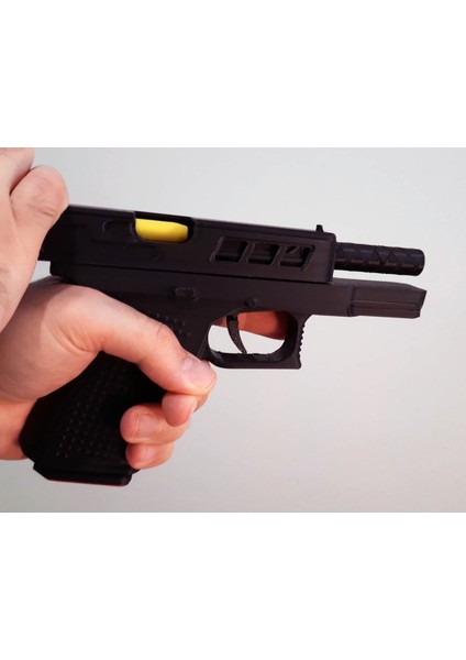 Elite Glock 19 Türk Bayrağı Hareketli Kapak ve Tetik Oyuncak Tabanca Silah 1 Adet modelleri