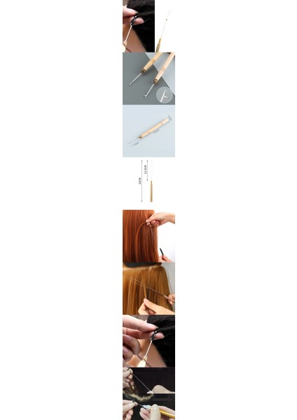 Turk Saç Boncuk Uzatma Keratin Tığı Misina Seti - MCT7228-5390