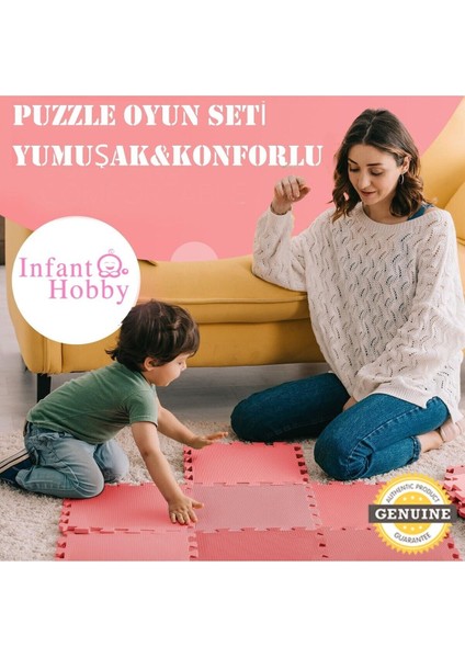 Elite Infant Hooby Premium Puzzle Karo Oyun Matı Seti 90X120 (12 Adet) 1 Adet modelleri