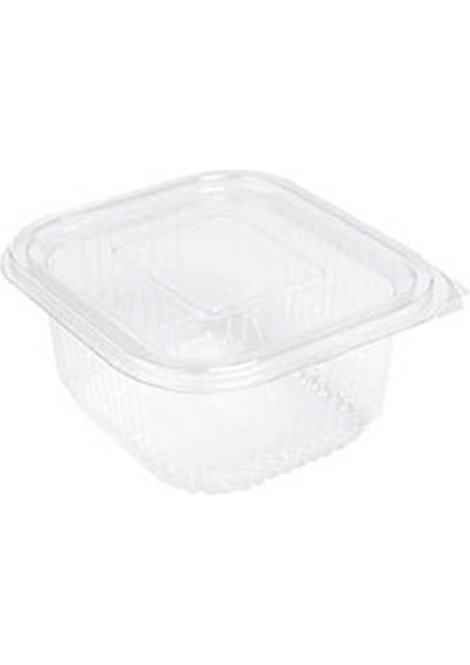 Sızdırmaz Kendinden Kapaklı Plastik Kap 375 gr (100'LÜ)