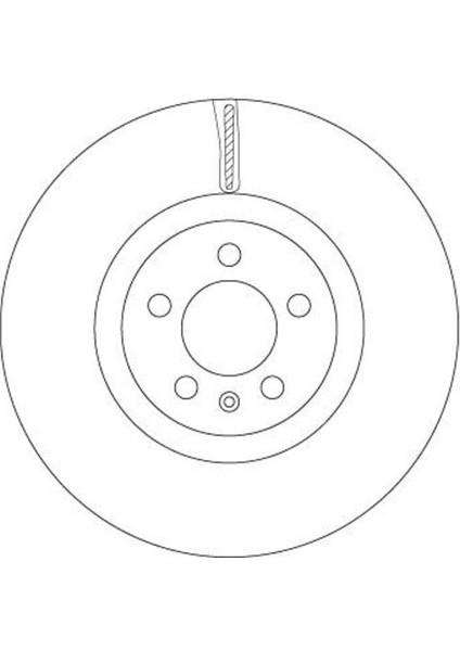 DF6983S Fren Diski Ön Adet Polo 6 2Q0615301N