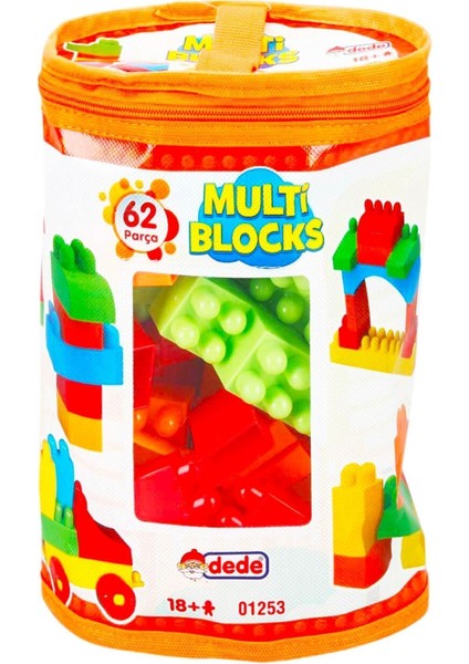 Elite Baskılı Çantada Ilk Legom 62 Prç Multi Blocks LEGO Blokları 01253 1 Adet