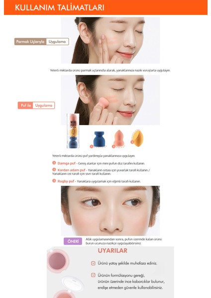 Meyve Renkleriyle Doğal ve Parlak Görünüm Sunan Jel Allık A'PIEU Juicy-Pang Jelly Blusher (CR01)
