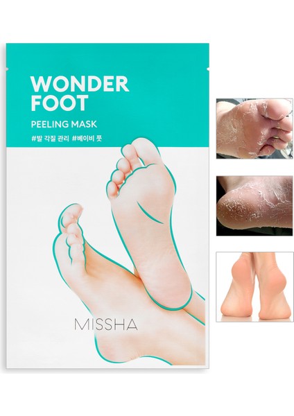 Soyulabilen Ayak Peeling Maskesi 50ml Wonder Foot Peeling Mask