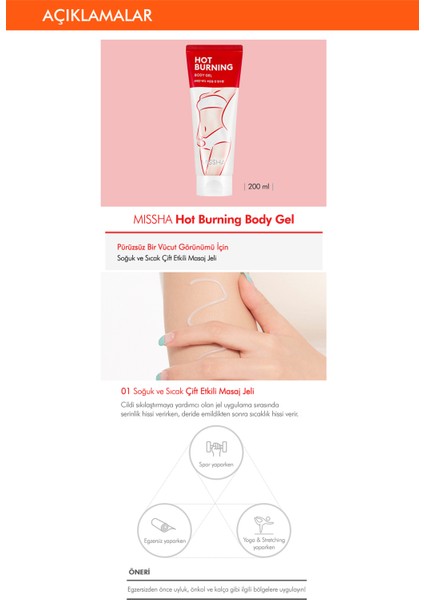 Sıcak&Soğuk Çift Etkili Sıkılaştırıcı Masaj Jeli 200ml Hot Burning Body Gel fiyatları