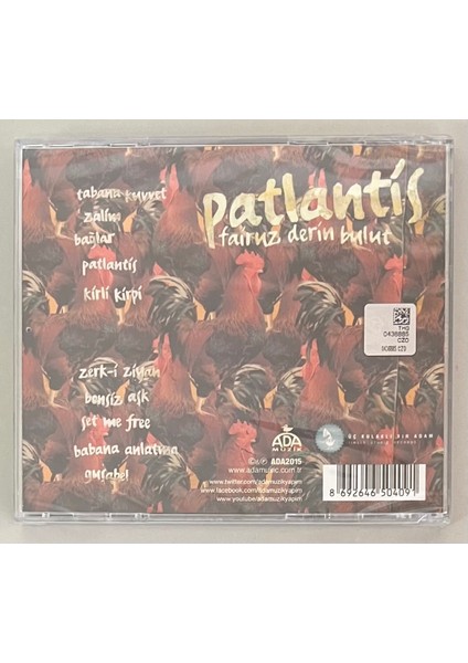 Fairuz Derin Bulut Patlantis CD (Jelatininde Sıfır Orjnal Dönem Baskı Cd) fiyatları