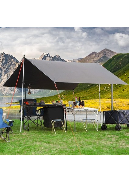 Campair Tarp Pole 2'li Teleskopik Tarp & Çadır & Gölgelik Direği