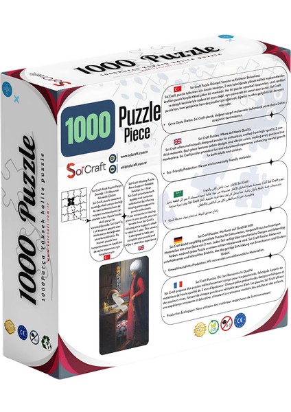 1000 Parça Puzzle Fatih Sultan Mehmet Han Ferman