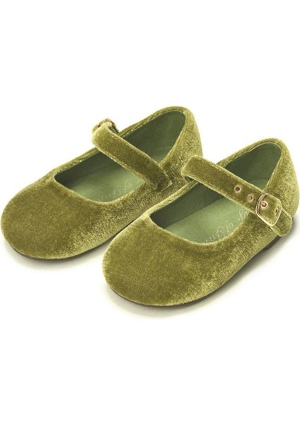 Eva Kadife Kumaş Kadın Ayakkabı Altın Tokalı fiyatları