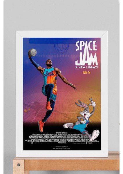 Lebron James Space Jam Çerçeveli Tablo - Film Posteri Tablo