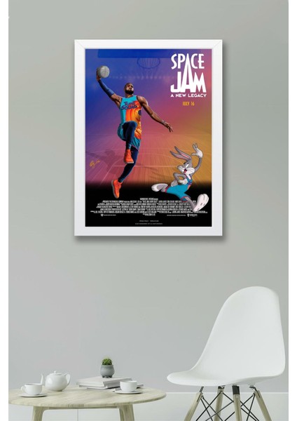 Lebron James Space Jam Çerçeveli Tablo - Film Posteri Tablo fiyatları