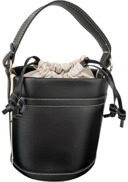 Deri Siyah Kova Sade Kadın Omuz ve El Çantası modelleri