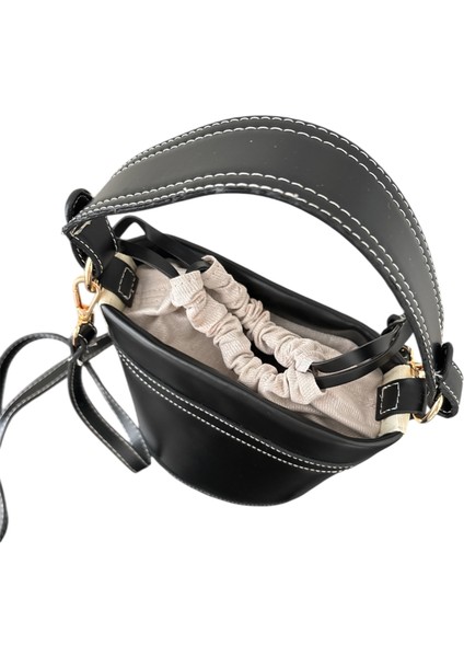 Deri Siyah Kova Sade Kadın Omuz ve El Çantası indirimleri
