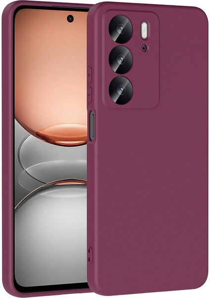 Realme C75 Kılıf Mkst Mara Lansman Kapak - Koyu Mor