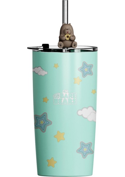 We Bare Bears Lisanslı Pipetli Termos (530ML) - Boz Ayı fiyatları