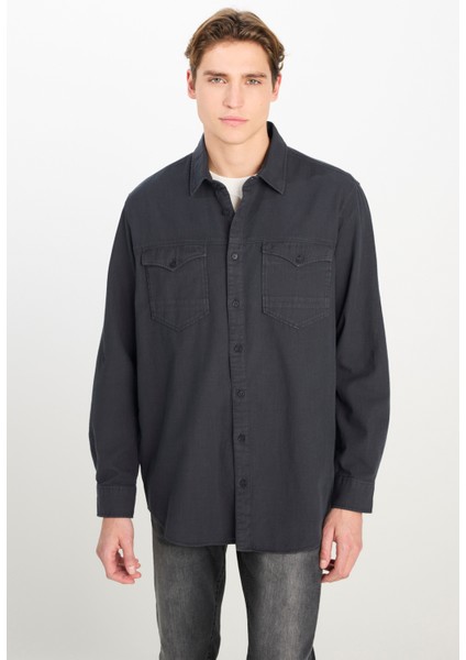 Regular Fit Normal Kesim %100 Pamuk Gömlek Ceket
