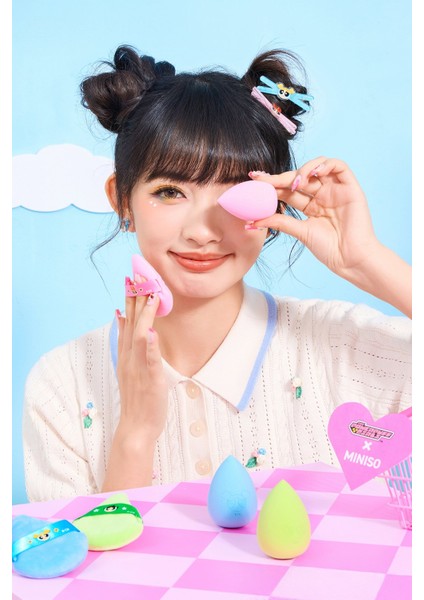 Powerpuff Girls Lisanslı Makyaj Süngeri ve Puf Seti Buttercup fiyatları