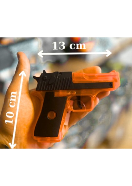 Elite Mini Glock Su Tabancası 13X10 cm Kaydırmalı Kızaklı Su Tabancası Kaliteli 1 Adet