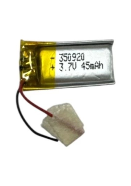 350920 3.7V 45 Mah Li-Polymer Pil DEVRELI/1.5A