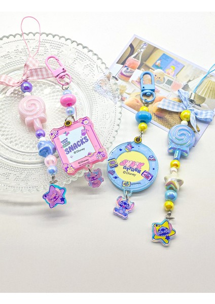 Disney Lilo&stitch Lisanslı Parti Serisi Çerçeve Figürlü Anahtarlık