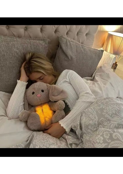 Elite Nefes Alan Sevimli Yatıştırıcı Yenidoğan Bebek Tavşan Işıklı Ninni Uyku Arkadaşı 1 Adet fiyatları