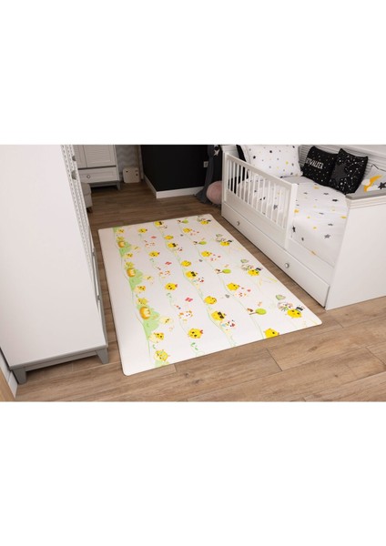 Elite Tiny Hens Premium Oyun Matı 140X230CM | 15MM | Darbe Emici, Isı Yalıtımlı, Çift Yönlü Halı 1 Adet