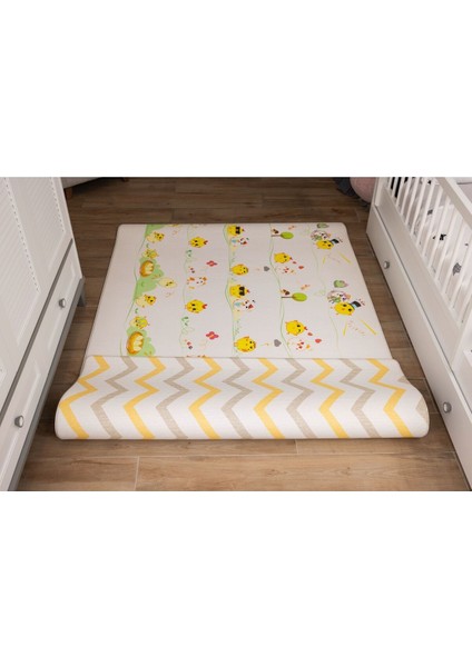 Elite Tiny Hens Premium Oyun Matı 140X230CM | 15MM | Darbe Emici, Isı Yalıtımlı, Çift Yönlü Halı 1 Adet