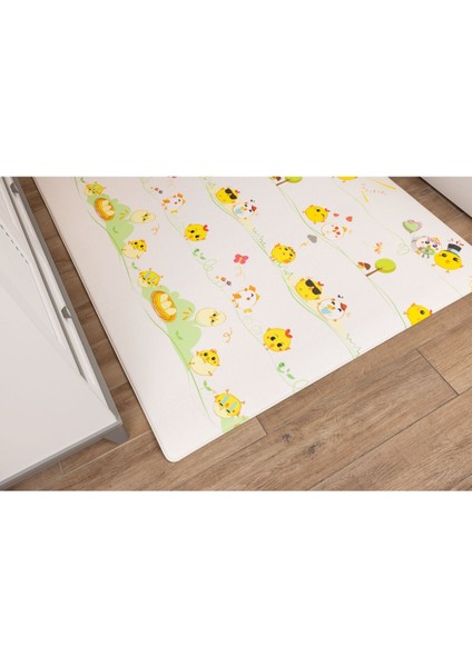 Elite Tiny Hens Premium Oyun Matı 140X230CM | 15MM | Darbe Emici, Isı Yalıtımlı, Çift Yönlü Halı 1 Adet