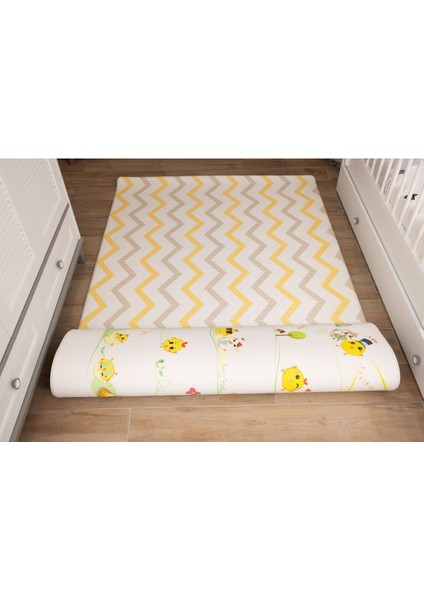 Elite Tiny Hens Premium Oyun Matı 140X230CM | 15MM | Darbe Emici, Isı Yalıtımlı, Çift Yönlü Halı 1 Adet