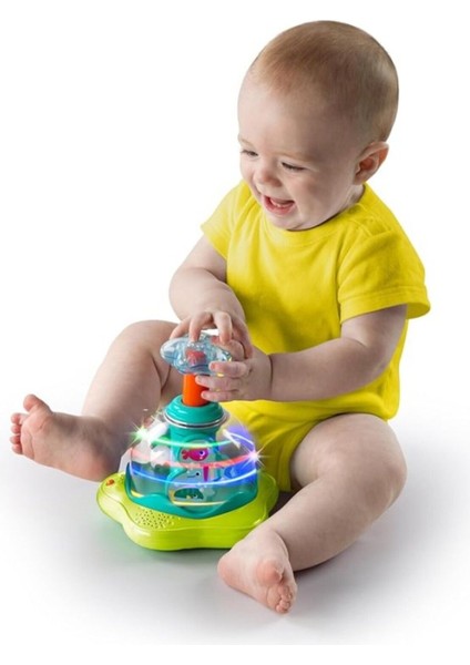 Elite Bright Starts Press &amp; Glow Spinner Müzikli Bebek Oyuncağı, Nedeni Bul Sonucu Gör, 6 Aylık ve Üz 1 Adet fırsatları
