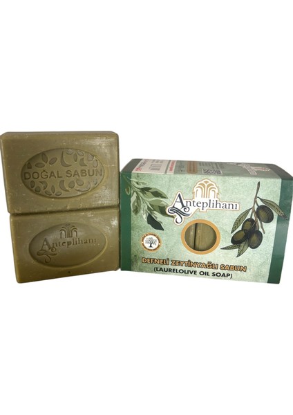 Zeytinyağlı Defne Sabun Saf Defne Doğal El Yapımı Naturel Sabun Soap 4 Adet 600 gr