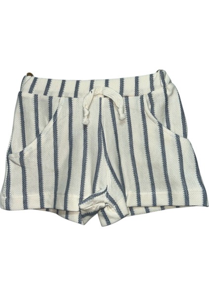 Erkek Bebek Yazlık Şortlu Takım – Baskılı Tişört & Çizgili Şort 2'li Set ⚡ indirimleri