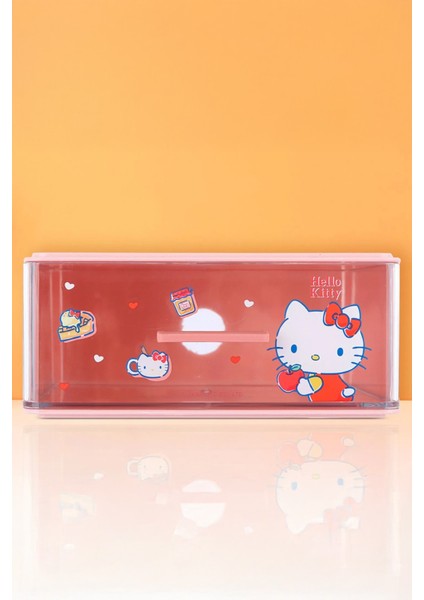 Sanrio Lisanslı Istiflenebilir Tekli Çekmece Düzenleyici - Hello Kitty