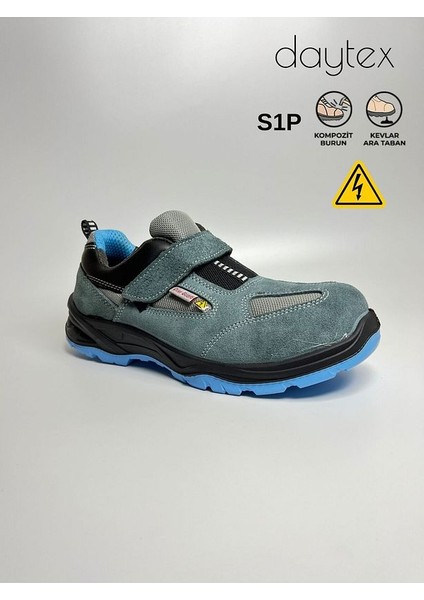 Overguard S1P Kompozit Burun Kevlar Ara Taban Yalıtkan Elektrikçi Iş Ayakkabısı Rahat Hafif