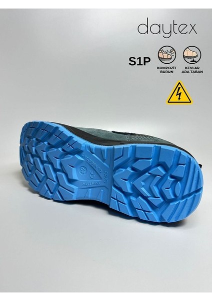 Overguard S1P Kompozit Burun Kevlar Ara Taban Yalıtkan Elektrikçi Iş Ayakkabısı Rahat Hafif fırsatları