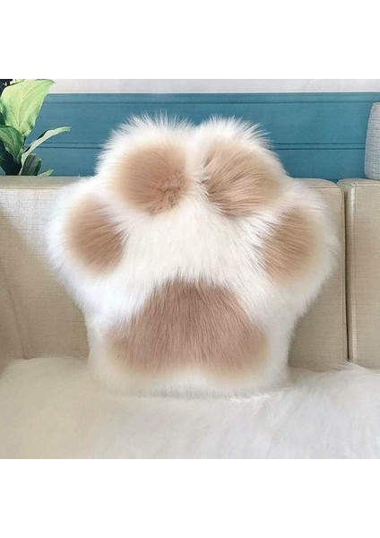 50CM Sevimli Kedi Pençe Yastığı Kawaii Panda Pençe Yastık Kanepe Araba Ev Dekoru Yumuşak Peluş Doldurulmuş Oyuncak Doğum Günü Hediyesi Arkadaşlar Için | Peluş Yastıklar (Yurt Dışından)