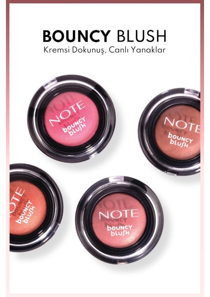 Bouncy Blush Yumuşak Kremsi Allık - 03 Coral Bliss