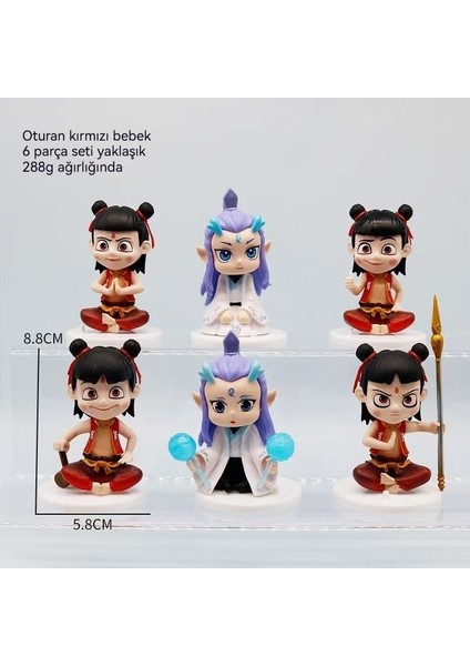 El Nezha Ao Binghong Bebek Bebek Dekorasyon Kiti 6 (Yurt Dışından) fiyatları