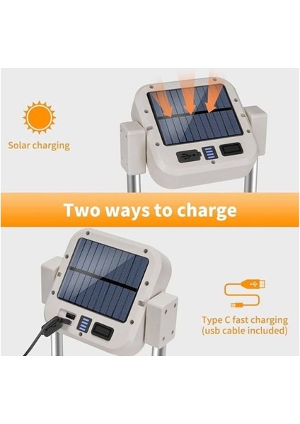 Katlanabilir Kamp Lambası Çok Işlevli Ultra Güçlü 4 Modlu Aydınlatma modelleri