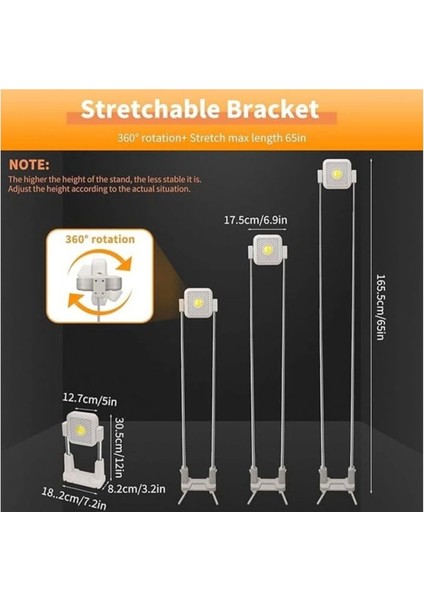 Katlanabilir Kamp Lambası Çok Işlevli Ultra Güçlü 4 Modlu Aydınlatma fırsatları